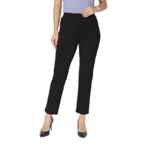 blissclub women's straight fit mid rise pants